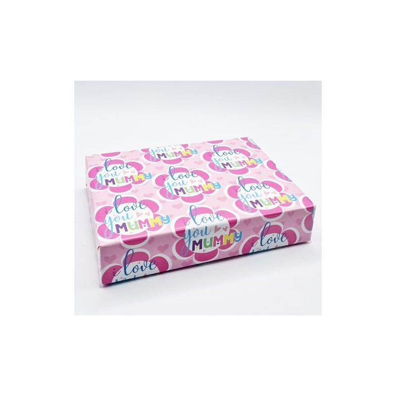 2 Sheets Mother's Day Flower I love you Mummy Design