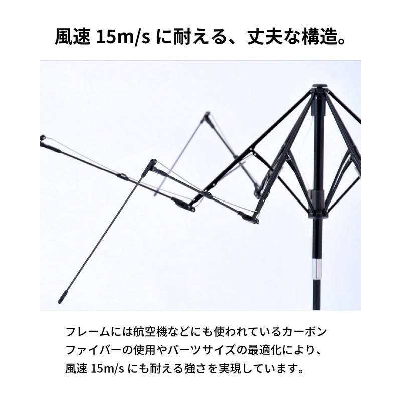 [aso] HEATBLOCK VERYKAL AM-HV265 Folding Umbrella, Sun or Rain, Parasol,