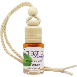 Moroccan Mint Scented Car Diffuser By Eclectic Lady, 7.5 ml, Air Freshener, Aromatherapy Diffuser, Premium Grade Fragrance Oil