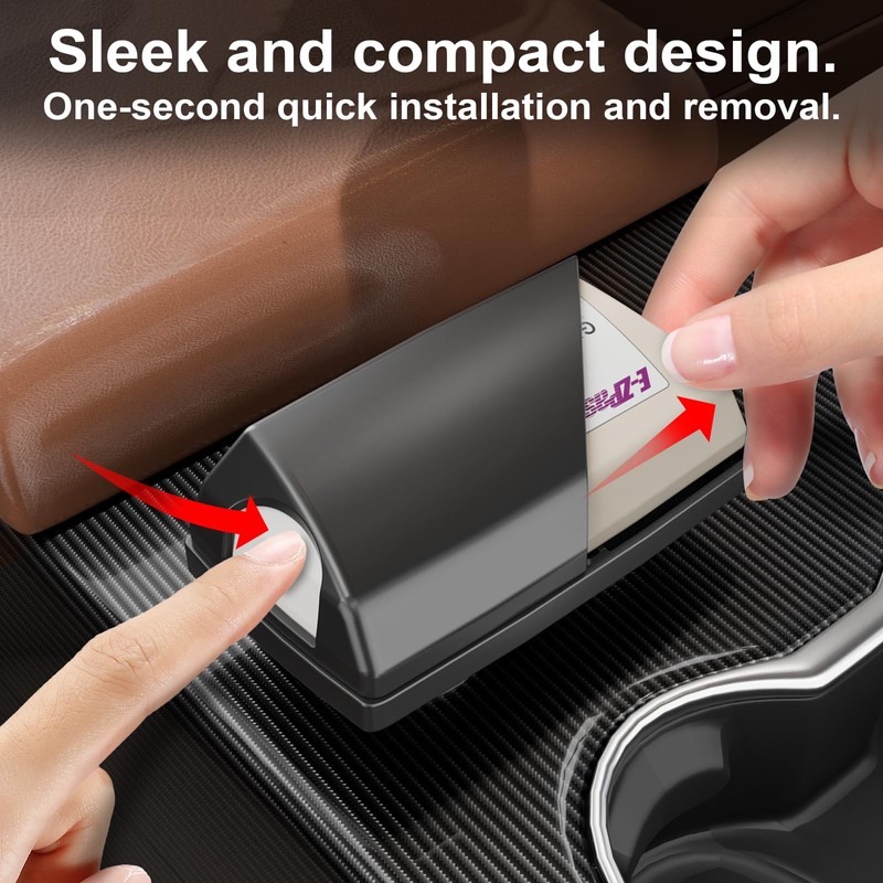 Zeyitian EZ Pass Holder with Super Strong Suction Cups for