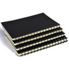 4 Pack A5 Sketchbook, Spiral Cover Blank Page Sketch Book