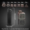 PJOY Mini Dice Set Portable Tiny Keychain DND Dice with