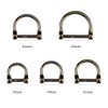Leather King Hand Can (D Can) Screw Type (Silver) 18mm