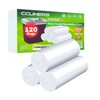 1.2 Gallon 120 Clear Small Trash Bags Bathroom 1 Gallon