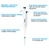ONiLAB Laboratory Micropipette, Single Channel Pipette, Adjustable Volume Pipette, Micropipettes,