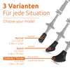 ECENCE 12 x Nordic Walking Poles, Rubber Buffers, Attachments, Trekking