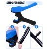Rolcoassuns 2Pcs Drip Irrigation Tubing Hole Punch Tool Set, 2-in-One