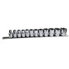 12pc Imperial SAE AF 1/4" - 7/8" Sockets 12 Point