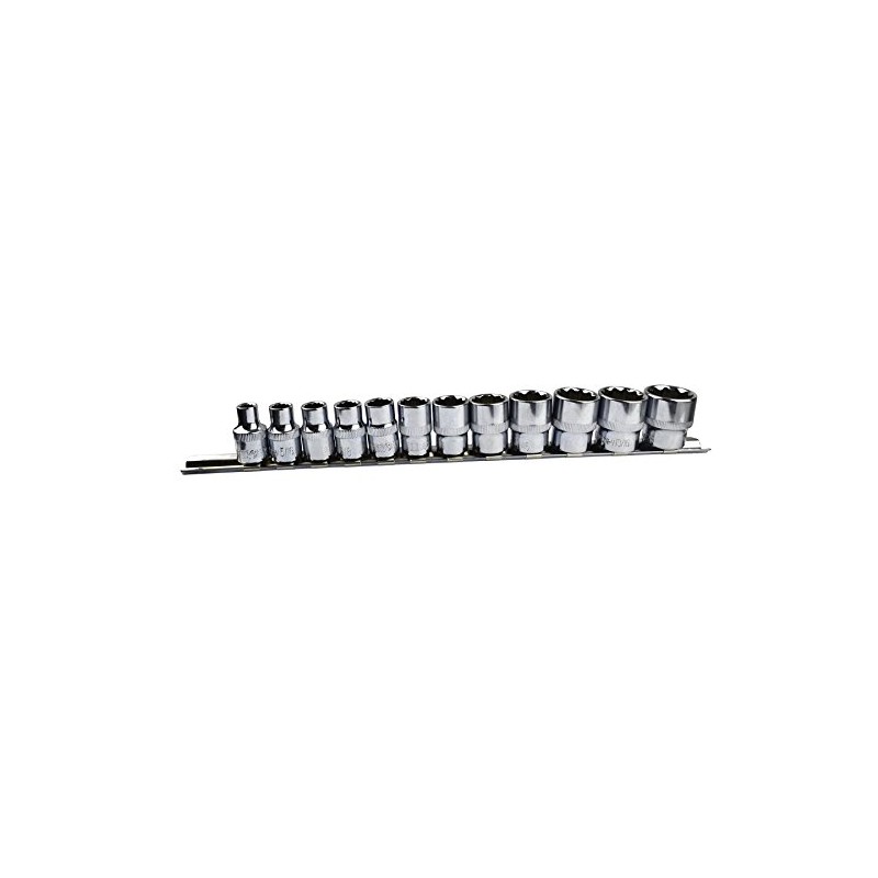 12pc Imperial SAE AF 1/4" - 7/8" Sockets 12 Point