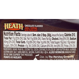 Heath Shell Topping, 7-Ounce Bottle (Pack of 3)