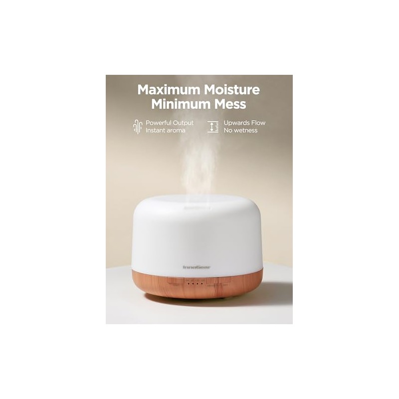 InnoGear Aromatherapy Diffuser & 10 Essential Oils Set, 500ml Essential