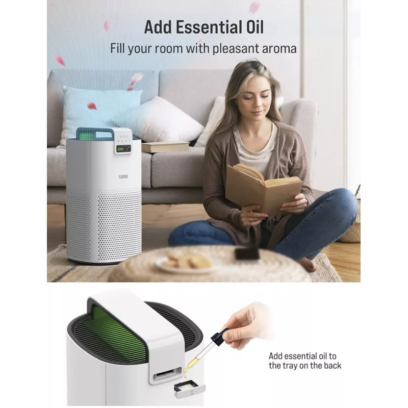 Filter TOPPIN Air Purifiers for Home Large Room HEPA Filter