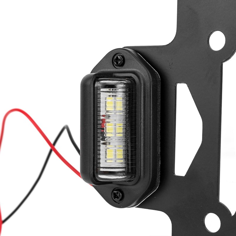 BARQUPO UTV Led Lighted License Plate Frames Mount Holder Compatible