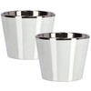 KOTARBAU® Set of 2 Small Ceramic Flower Pots, Diameter 11