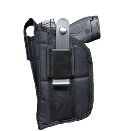 Nylon Belt or Clip on Gun Holster Fits Springfield 1911-1A, TRP 1911-1A, 1911-1A MIL-SPEC, Trophy Match, XD TATICAL, XD-45 ACP with Laser