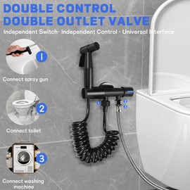 Handbidet-Sprüher, Bidet-Edelstahl-Handbrause, Handbrause für Waschbecken, WC-Duschaufsatz mit Schlauch, Handbrause für Bidet-Toilette, Bidet-Sprüher für die Körperhygiene, Haustierdusche