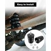 JUWEVAZU 2Pcs Rear Leaf Spring Bumpers Fit for Ford Excursion