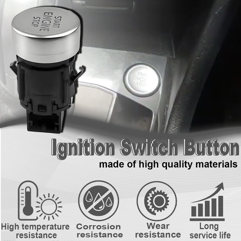 ZAMDOE Car Engine Start Stop Switch Button for VW G-olf