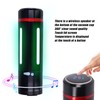 Smart Vacuum Bottle USB Charging Bluetooth Speaker Music Light Insulated