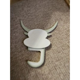 Koala Baby Bull/Cow RODEO FARM Green Sage Nursery Hook Home Wall Decor Set O/S