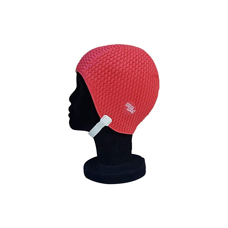 Blue Reef Classic Retro Polka Dot Plain Swimming Cap Adult