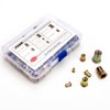 LOKMAN 175PCS Metric Rivet Nut Kit Carbon Steel Flat Head