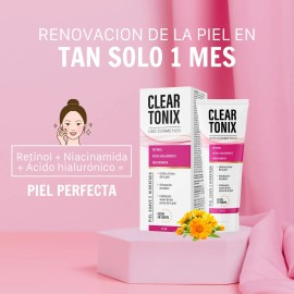 Cleartonix Crema Retinol, Ácidohilaurónico 3 Piezas Original