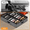 homyfort 32 Pairs Shoe Organizer Under Bed, Underbed Shoe Storage