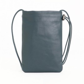 Ultima Tokyo No. 11981 Shoulder Bag, Sheepskin, LWG Leather, Mini Size, Sacoche, Men's Drawstring Bag, beige, Free size