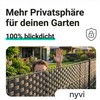 NYVI Polyrattan Privacy Screen Strips Privafence Anthracite 255 x 19