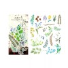 exceptionalbeauty 60 Stickers Washi Botanicals Leaves Sprigs Plants Scrapbooking Art