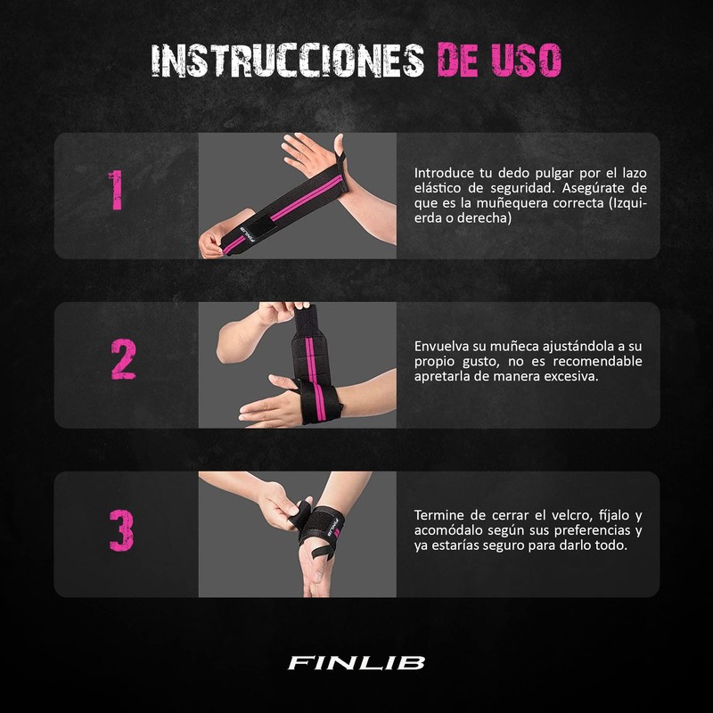 Gym Fitness Crossfit Handgelenkbandage (Violett)