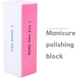 Nail Art Tools, Nail Art Shiner Buffer Pulido 4 Vías Bloque Lijado Lima Manicura