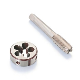 タップダイスセット ねじ切りタップダイス M14 X 1.5mm ねじ切りタップダイス 径調整機能付き 機械ネジタップ ダイスセット