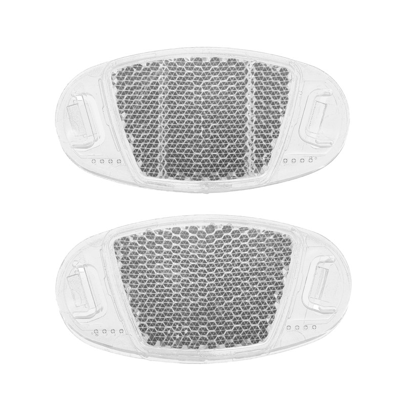 X AUTOHAUX Bicycle Reflector Bike Warning Reflector for Bicycles 3.70"x1.61"x0.39"