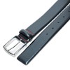 HUGO Men's Gregor Smooth Leather Belt, Black, 34