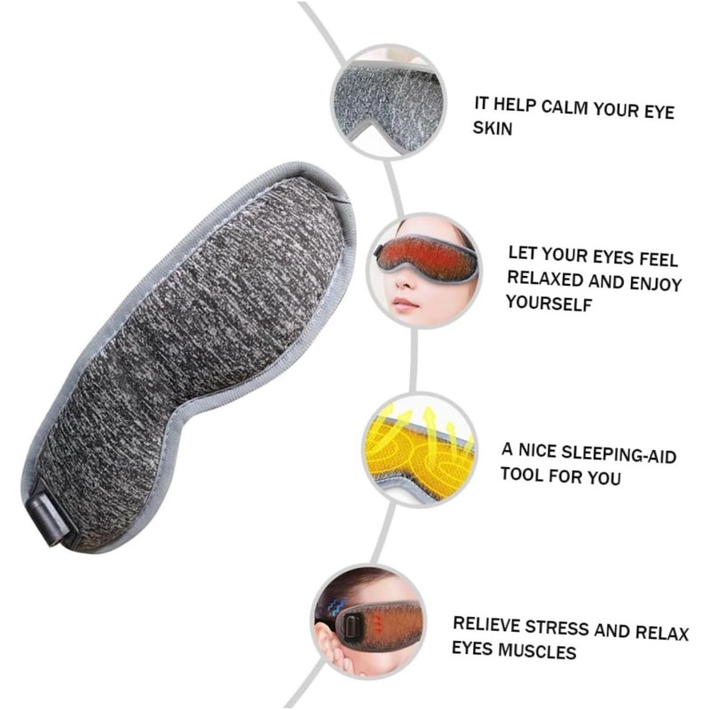 Mascarilla Térmica Para Ojos Vendaje Para Ojos Transpirable Relajación Muscular