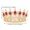 Queen Crown Rhinestone Wedding Crowns and Tiaras for Women Costume