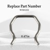 KPALAG 8 PCS Fuel Injector Connector Clips, Plug Retainer Clips