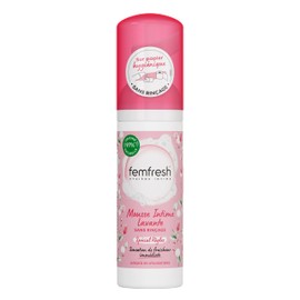 Femfresh - Washable Intimate Foam Special for Rules, No Rinse, with Rose Extracts & Cotton Flowers, 50 ml