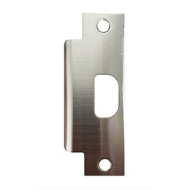 4-7/8" Door Strike Plate, Stainless Steel (2-3/8 Center), Steel Door Keeper, Latch, Striker, Keeper Commercial