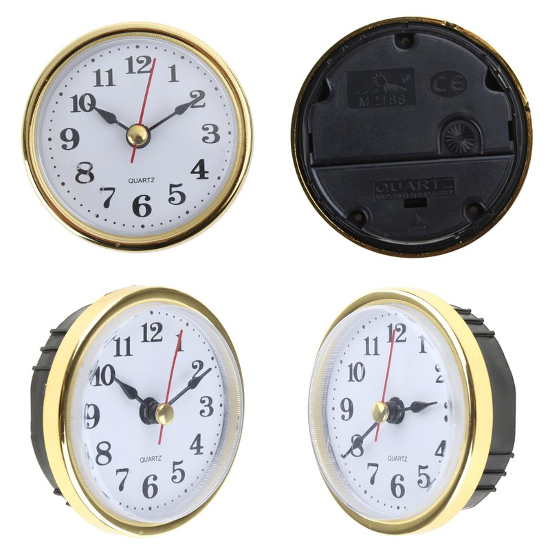 caralin Clock Insert Round Clocks Movement 2-1/2 65mm Diameter Clock