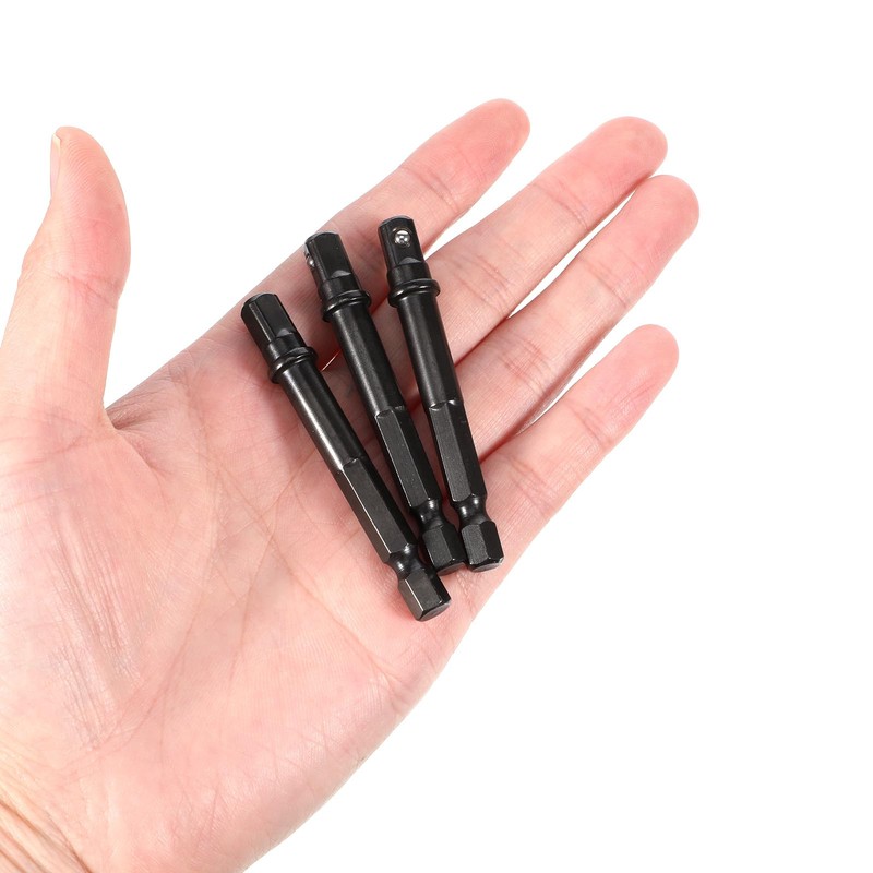 6 Pack 1/4 Inch Square Socket Adapter Bits for Drill