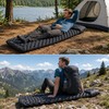 Inflatable Camping Sleeping Pad for Outdoor Rest – Built-In Foot