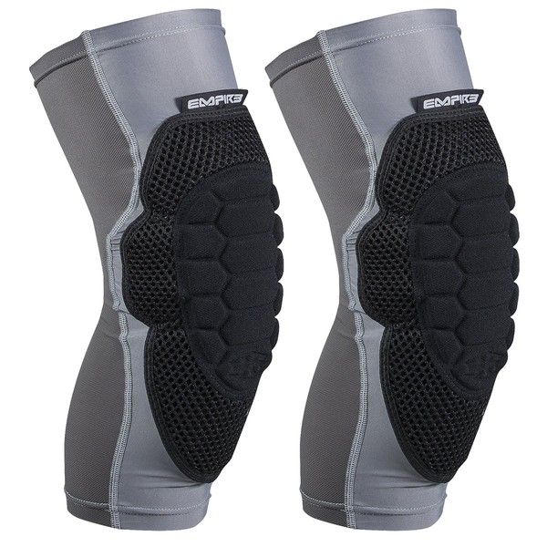 Empire Paintball Neoskin Knee Pads - Black/Grey (Medium)