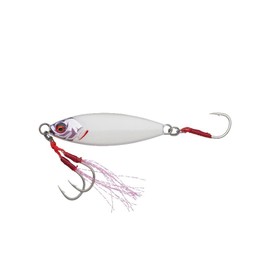 Savage Gear Slow Seeker Jig Fishing Lures with Falling Leaf Action, Ultra Sharp Saltwater Hooks, 10-60g, Multicoloured, Jig Bait, Slow Jigging (White Flash, 60g)