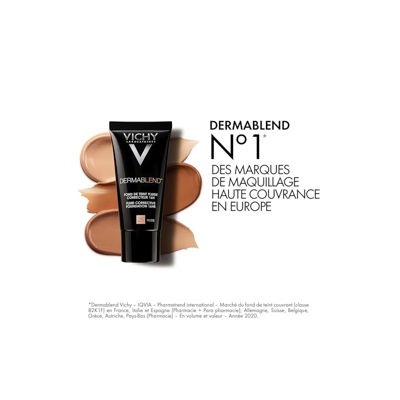 Vichy Dermablend smooth 35 sand 30ml base de maquillaje fluida