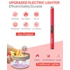 Electric Candle Lighter Rechargeable Lighters Stocking Stuffers for Women Plasma