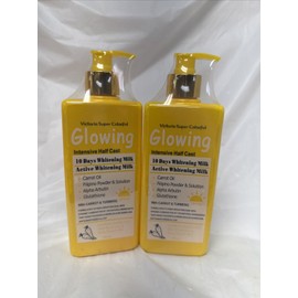 100% Pure 2pic  Glowing Flawless Body Milk 500ml
