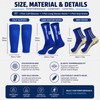 Men’s Grip Soccer Socks for Training – Non-Slip Polyester Calf